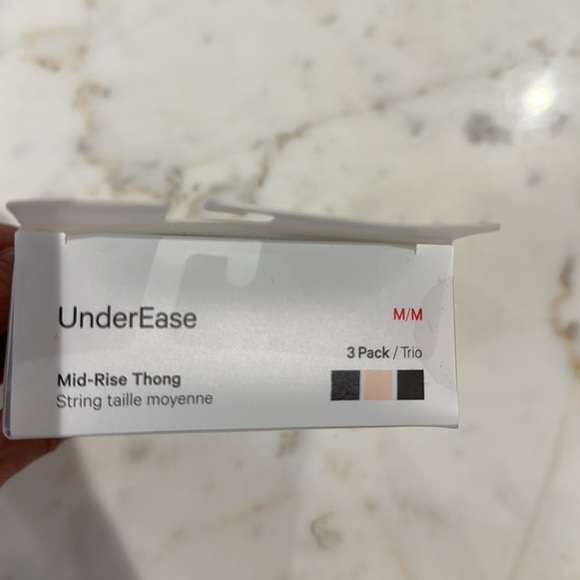 Lululemon UnderEase Mid-Rise Thong Underwear 3 Pack - Picture 6 of 8